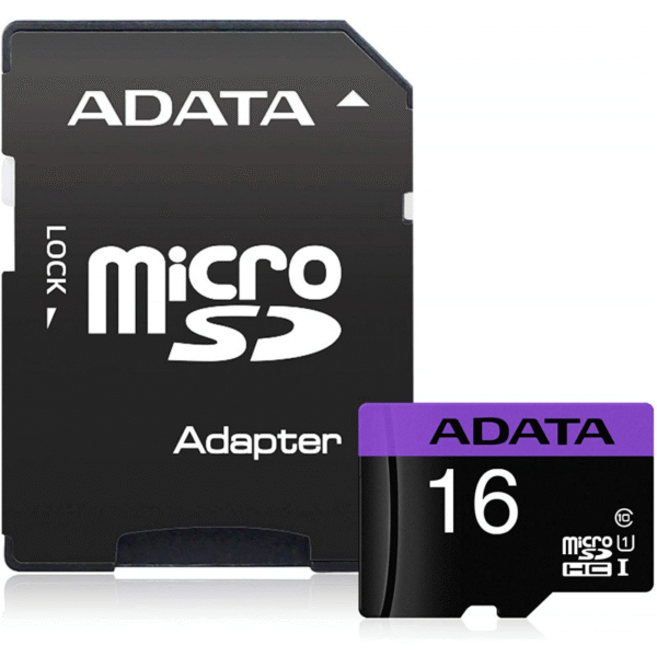 Carte Mémoire Micro SD 16 Go UHS-I avec adaptateur – Image 1