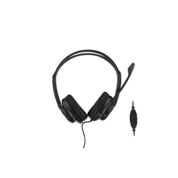 Micro Casque Filaire USB Multimédia Léger T'nB HS-200 - Noir – Image 2