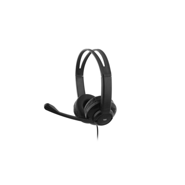 Micro Casque Filaire USB Multimédia Léger T'nB HS-200 - Noir – Image 1
