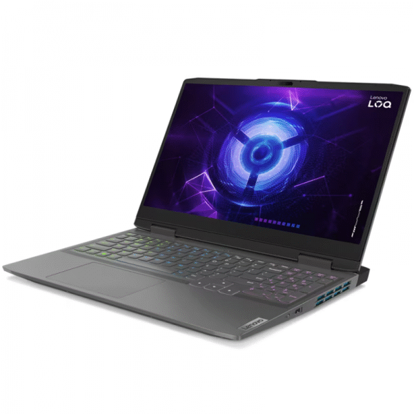 PC PORTABLE GAMER LENOVO LOQ 15IRH8 / I5-12450H / RTX 2050 4G / 8 GO / WINDOWS 11 / GRIS / AVEC SOURIS RVB LENOVO LOQ M100 – Image 3
