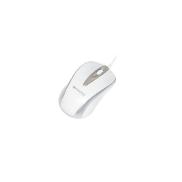 Souris Optique USB Macro M555 / Blanc – Image 1
