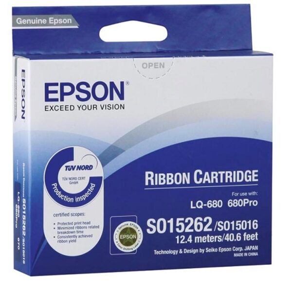 C13S015508 - LQ-670/680/680 Pro Ribbon Cartridge (Black) – Image 1