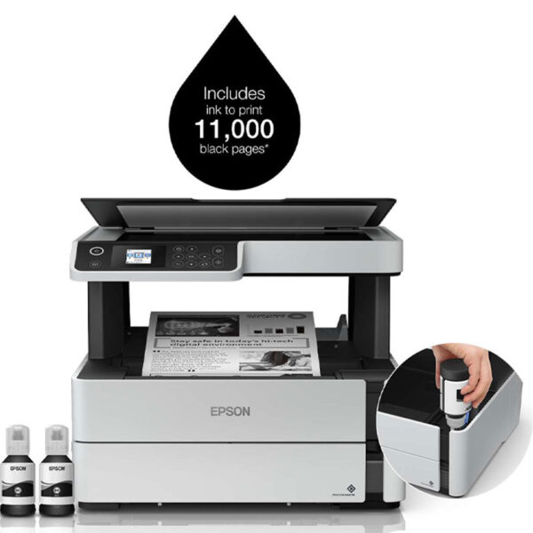 Imprimante EPSON ECOTANK ET-M2170 à Réservoir intégré 3en1 Wifi – Image 7