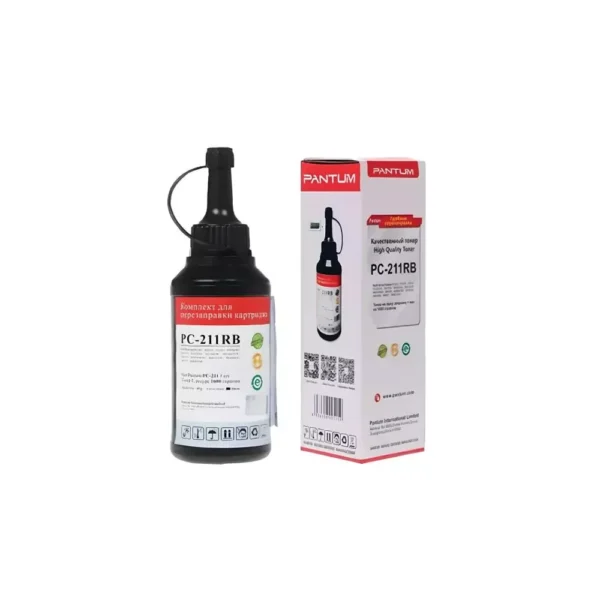 Bouteille d'encre Original Pour Toner PANTUM Refil Kit PC-211RB- Noire – Image 1