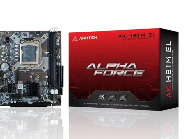 Carte mère Micro-ATX ARKTEK AK-H81M EL 4e génération – Image 1