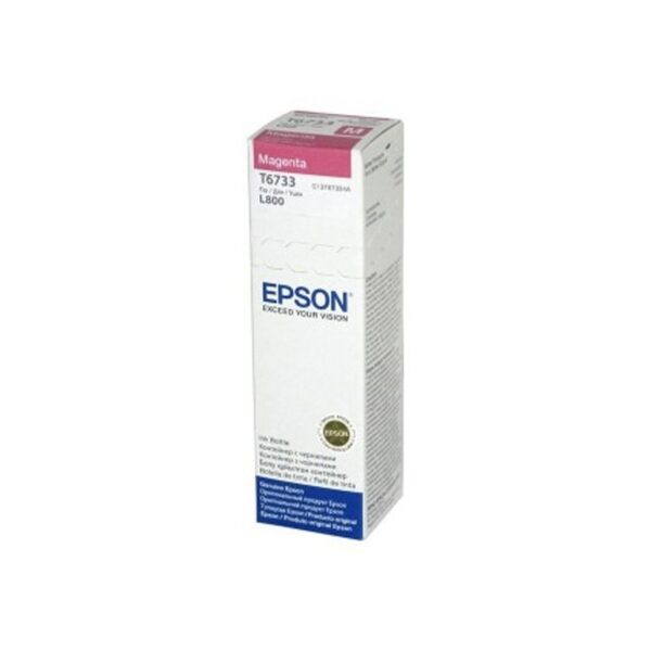Bouteille D'encre Original EPSON T6736 Magenta Clair (C13T67364A) – Image 1