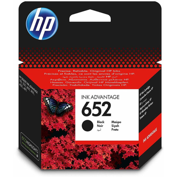 Cartouche Original Jet d'encre HP 652 - Noir – Image 1